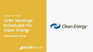 Case Study: 1,060 meetings scheduled for Clean Energy.