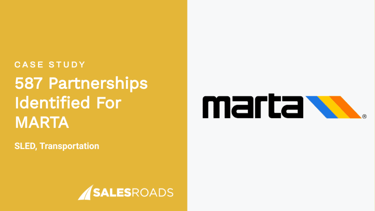 Case Study: 587 partnerships identified for MARTA.