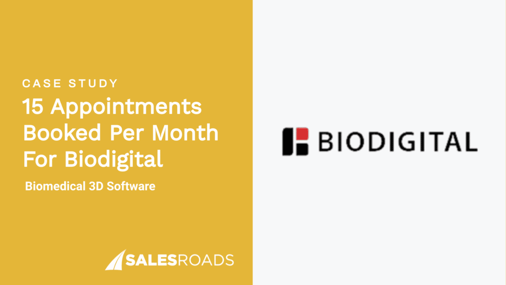 Case Study: 15 appointments booked per month for Biodigital.