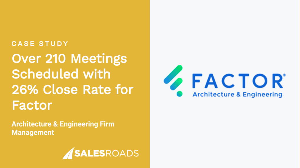 Case Study: Over 210 meetings scheduled with 26% close rate for Factor.