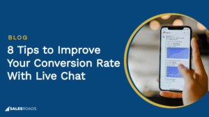 Cover: 8 Tips to Improve Your Conversion Rate With Live Chat.