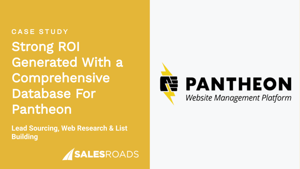 Case Study: Strong ROI generated with a comprehensive database for Pantheon.