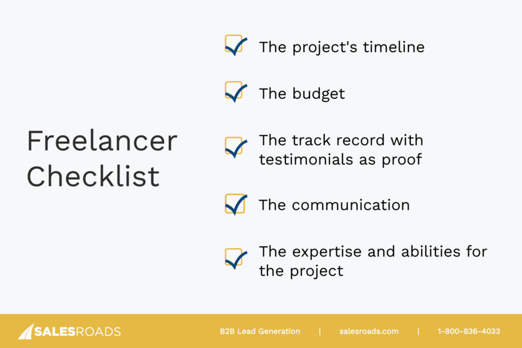 Hiring Freelancer Checklist