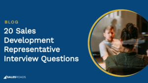 Cover: 20 Sales Development Representative Interview Questions.