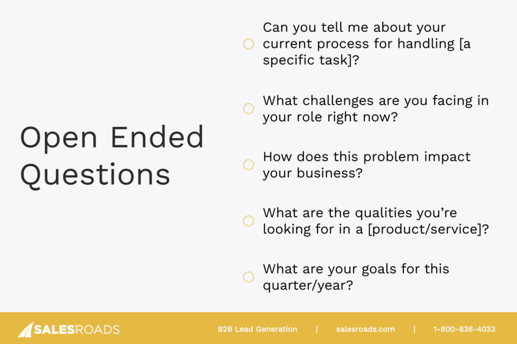 Blog Image: Open ended cold calling questions